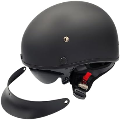 VEGA Warrior Motorcycle Half Helmet With Sunshield - Image 2