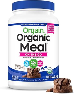 Orgain Vegan Meal Replacement Protein Powder, Creamy Chocolate