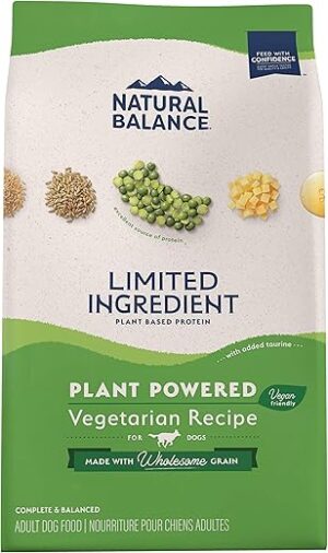 Natural Balance Vegan Plant Protein Dry Dog Food, 24 Pound