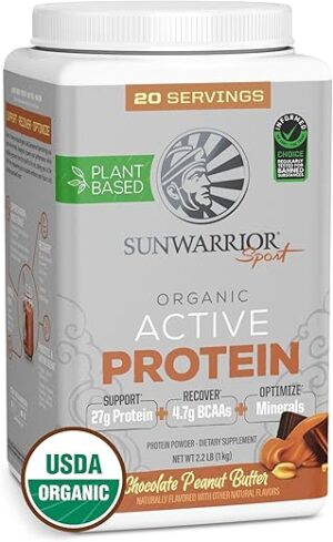 Sunwarrior Vegan Protein Powder Peanut Butter Chocolate