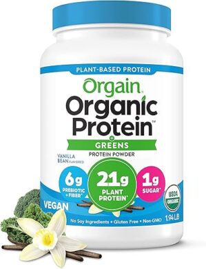 Orgain Vegan Protein Powder Vanilla Bean