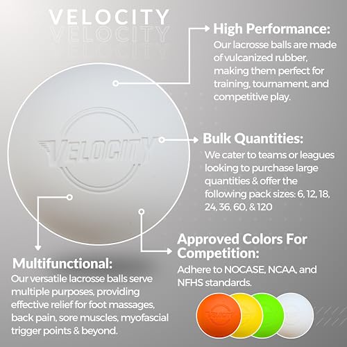 Velocity Lacrosse Balls - Multiple Pack Sizes - Image 3