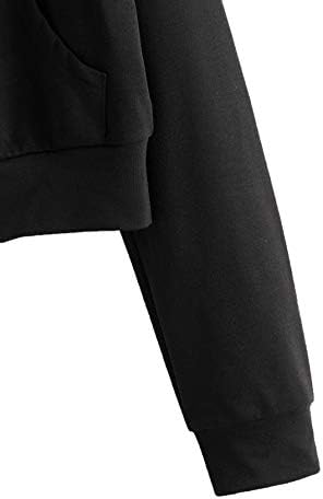 Verdusa Women's Zip Up Crop Hoodie - Image 3