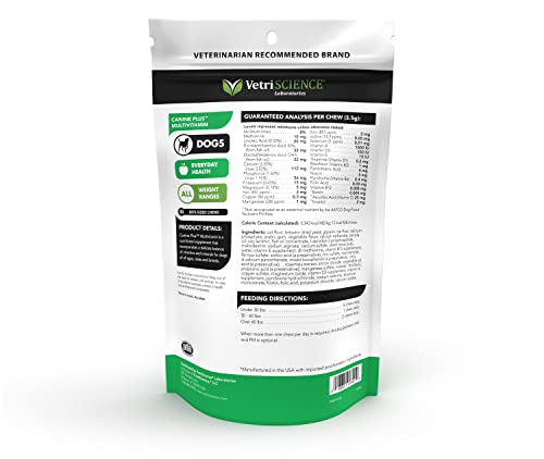 VETRISCIENCE Canine Plus Multivitamin For Dogs, 30 Chews - Image 2