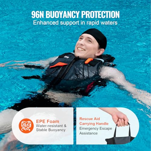 VEVOR Life Vest For Watersports, 80N Buoyancy - Image 4