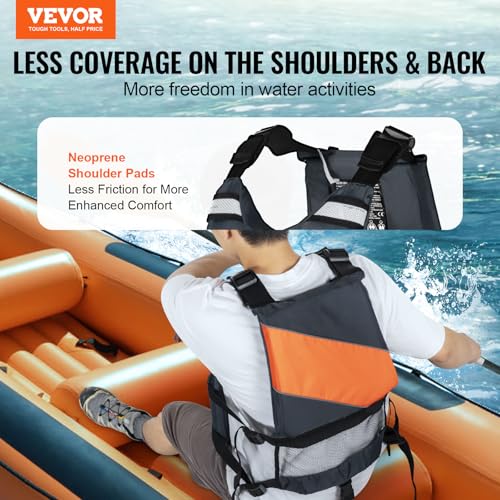VEVOR Life Vest For Watersports, 80N Buoyancy - Image 2