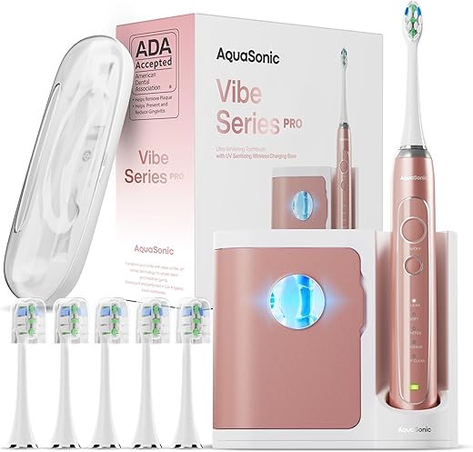 Aquasonic Vibe Series PRO Electric Toothbrush