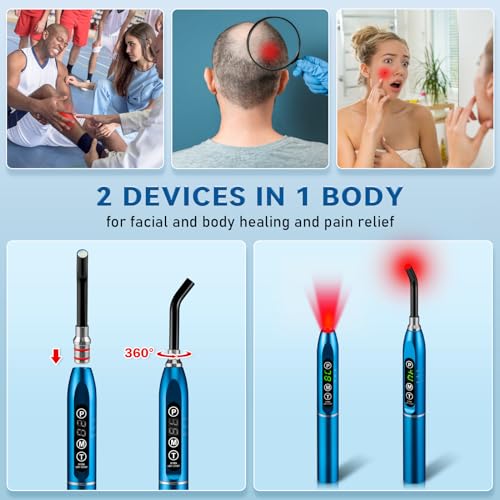 Viconor Red Light Therapy Device for Cold Sores (Blue2) - Image 5