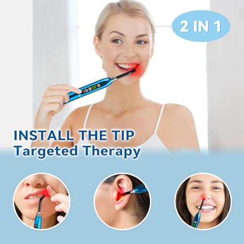 Viconor Red Light Therapy Device for Cold Sores (Blue2) - Image 2