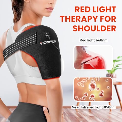 Viconor Red Light Therapy Heated Shoulder Wrap - Image 4