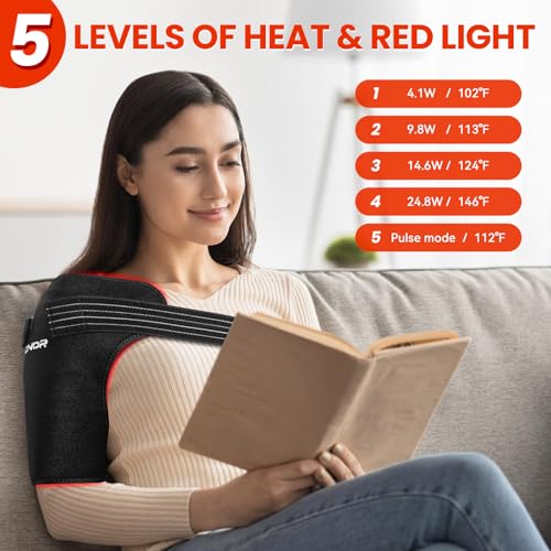 Viconor Red Light Therapy Heated Shoulder Wrap - Image 2