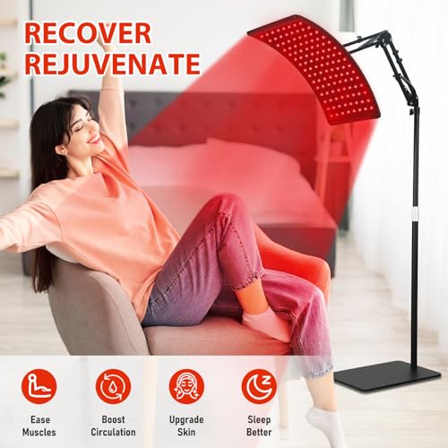 Viconor Red Light Therapy Lamp With Goggles - Image 2