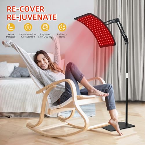 Viconor Red Light Therapy Lamp with Stand - Image 3