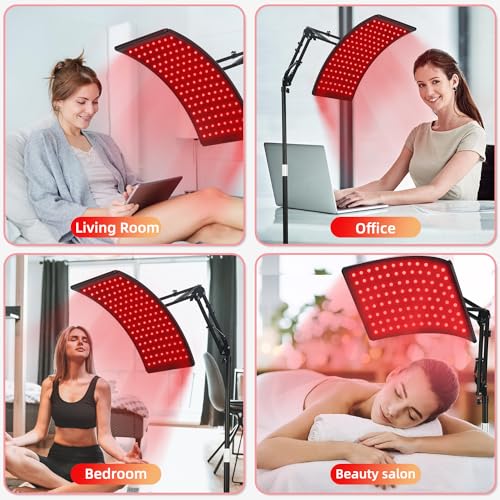 Viconor Red Light Therapy Lamp with Stand - Image 4