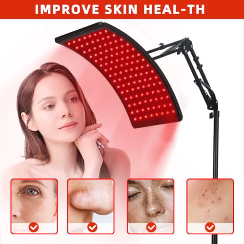Viconor Red Light Therapy Lamp with Stand - Image 2