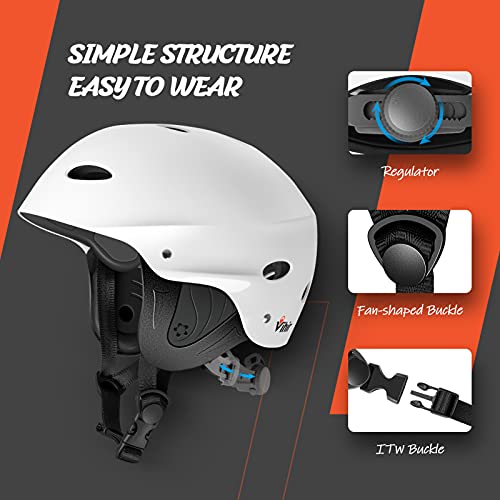 Vihir Adjustable Outdoor Water Sports Helmet - Image 2