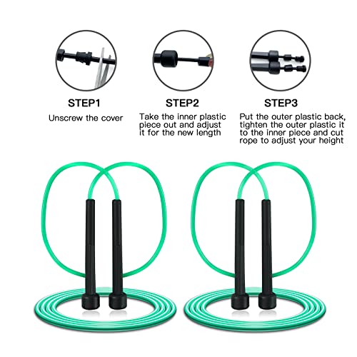 VIIBASE PVC Jump Rope 10 Pack for Cardio Fitness - Image 4