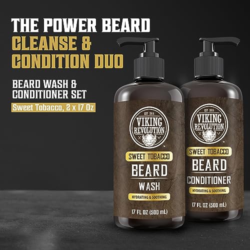 Viking Revolution Beard Wash & Conditioner With Argan & Jojoba Oil - Image 2