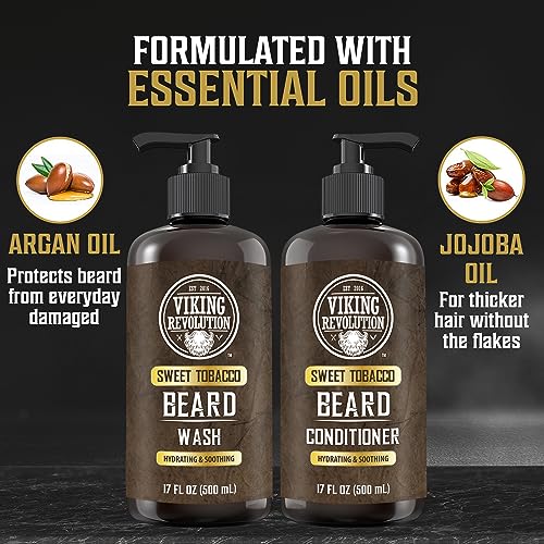 Viking Revolution Beard Wash & Conditioner With Argan & Jojoba Oil - Image 4