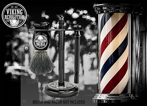 Viking Revolution Black Safety Razor And Brush Stand - Image 2