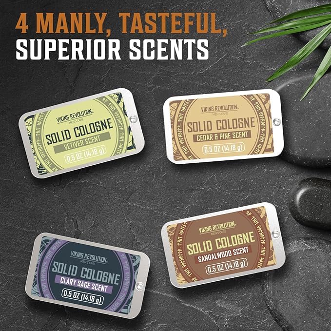Viking Revolution Men's Solid Cologne 4 Pack 0.5 Oz - Image 4