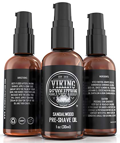 Viking Revolution Pre Shave Oil with Sandalwood - Image 3