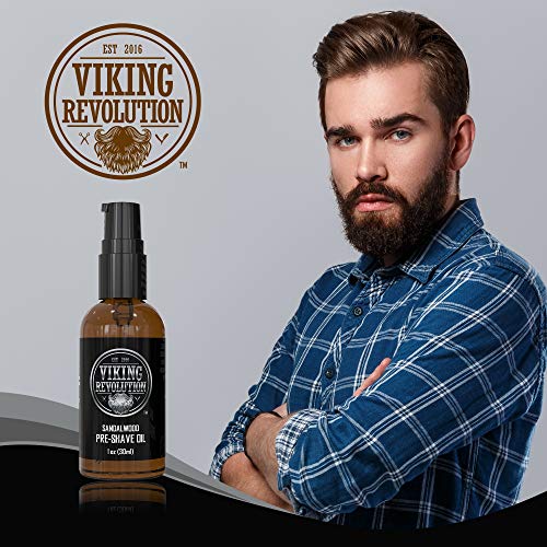 Viking Revolution Pre Shave Oil with Sandalwood - Image 4