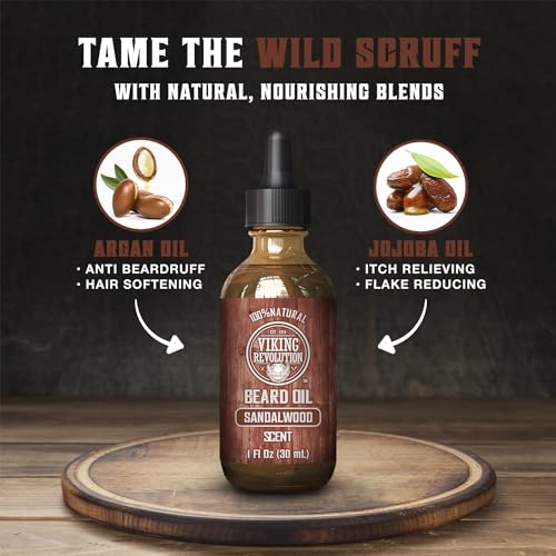 Viking Revolution Sandalwood Beard Balm & Oil Bundle - Image 5