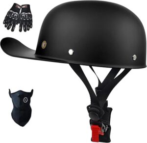 Sanhai Vintage Open Face DOT Approved Helmet