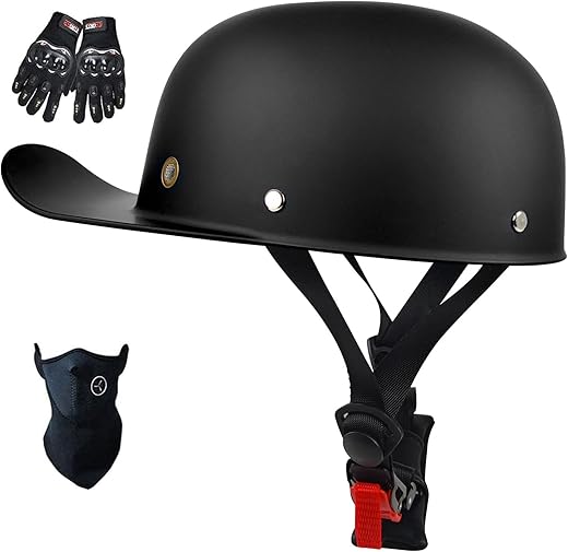 Sanhai Vintage Open Face DOT Approved Helmet