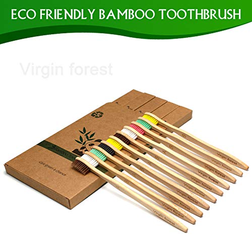Virgin Forest Bamboo Toothbrush Set, Soft Bristle, Eco-Friendly - Image 3