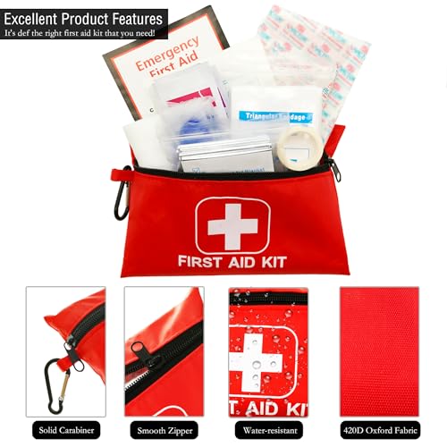 VirKech Emergency First Aid Kit, 166 Pieces - Image 2