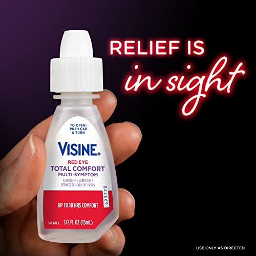 Visine Red Eye Total Comfort Eye Drops, Pack Of 4 - Image 4