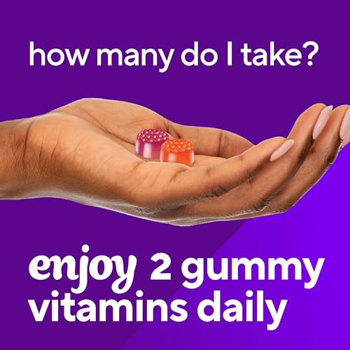 Vitafusion Vitamin D3 Gummy Vitamins, Peach, Blackberry, Strawberry Flavored, 150 Count - Image 5