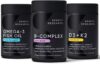 Sports Research Vitamin B-Complex, Omega 3, K2 MK7+D3