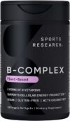 Sports Research Vitamin B-Complex Plant-Based Softgels