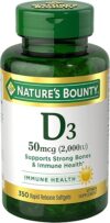 Nature’s Bounty Vitamin D 2000 IU Softgels, 350 Ct