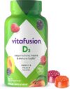 Vitafusion Vitamin D3 Gummy Vitamins, Peach, Blackberry, Strawberry Flavored, 150 Count