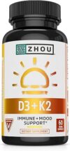 ZHOU Vitamin D3 K2 Bone Health Formula