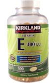 KIRKLAND Vitamin E 400 Iu 500 Softgels