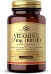 SOLGAR Vitamin E 67 Mg, 100 Softgels