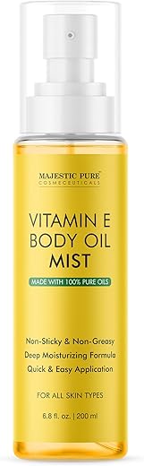 MAJESTIC PURE Vitamin E Body Oil Mist, 6.8 Fl Oz