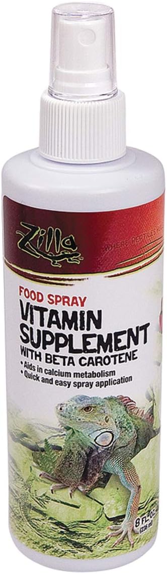 Zilla Vitamin Supplement Food Spray, 3 Pack
