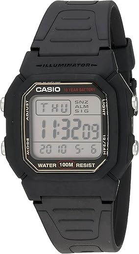 Casio W800HG Men’s Digital Watch, 100M Water Resistant