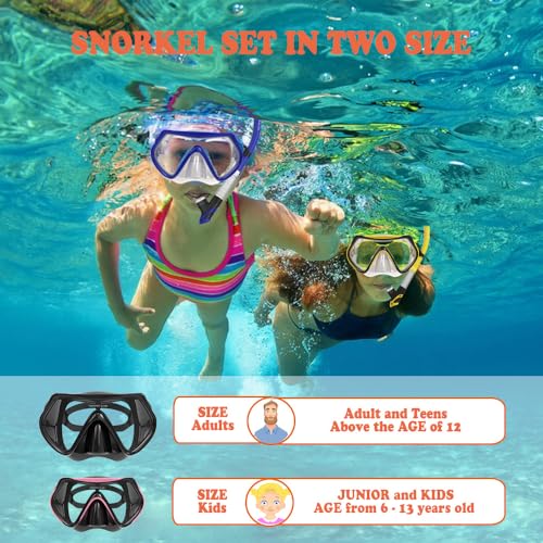 WACOOL Professional Snorkeling Set With Anti-Fog Coating - Image 2