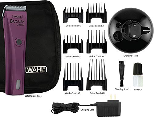 Wahl Bravura Lithium Pet Clipper Kit (Purple) - Image 4
