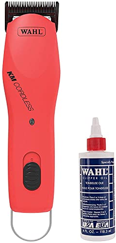 Wahl KM Cordless 2-Speed Blade Clipper (Poppy Red) - Image 2