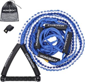 MUMUBOAT Wakesurf Rope With EVA Handle, 25ft