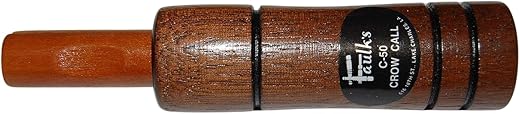 Faulk's Game Calls Walnut Crow Call C-50, Brown