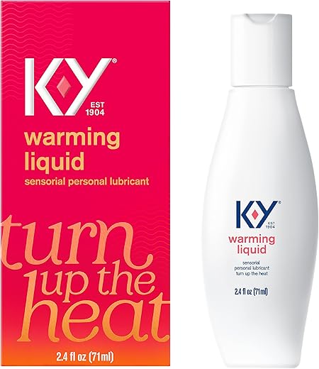 K-Y Warming Liquid Lube, Sensorial Lubricant, 2.4 FL OZ